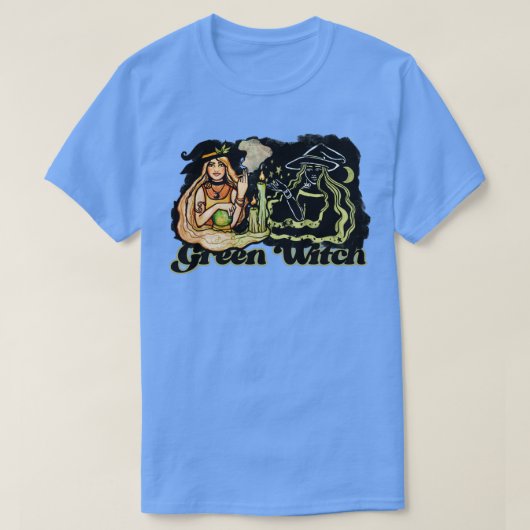 T-shirt Sorcière verte 4201 (Design devant)