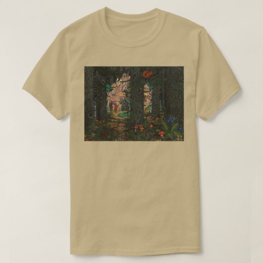 T-shirt Sorcière Vieille Effrayante Conte de Fées Rétro Ha (Design devant)