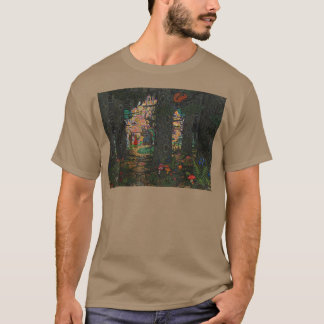 T-shirt Sorcière Vieille Effrayante Conte de Fées Rétro Ha