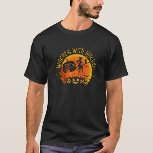 T-shirt Sorcières Avec Poignées Camping RV Costume Hallowe