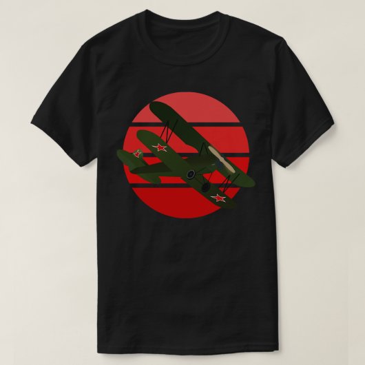 T-shirt Sorcières de nuit Polikarpov Po2 Bomber (Design devant)
