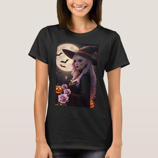 T-shirt Sorcières Halloween (Devant)