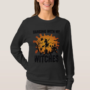 T-shirt Sorcières Pendues Broom de Sorcière Halloween Mais