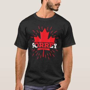 T-shirt Sorrey Canadien Fête du Canada Feuille d'érable Fi