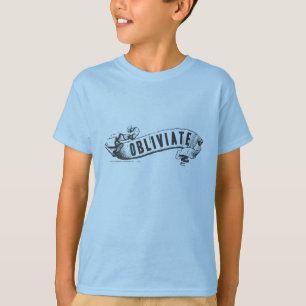 T-shirt Sort Harry Potter Obliviate