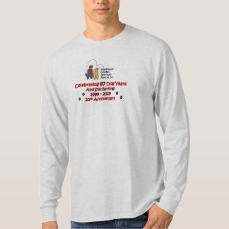 T-shirt Sort long du 20e anniversaire de GoldHeart