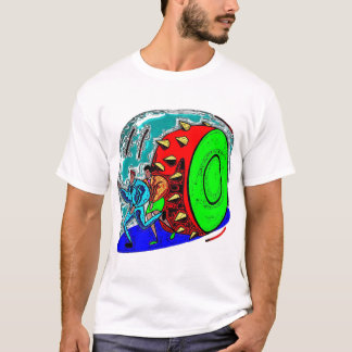 T-shirt Sort malheureux imminent