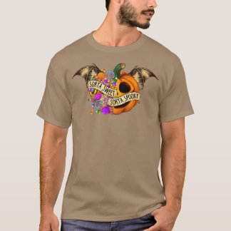 T-shirt Sorta Sweet Sorta Citrouille Éffrayant Halloween É