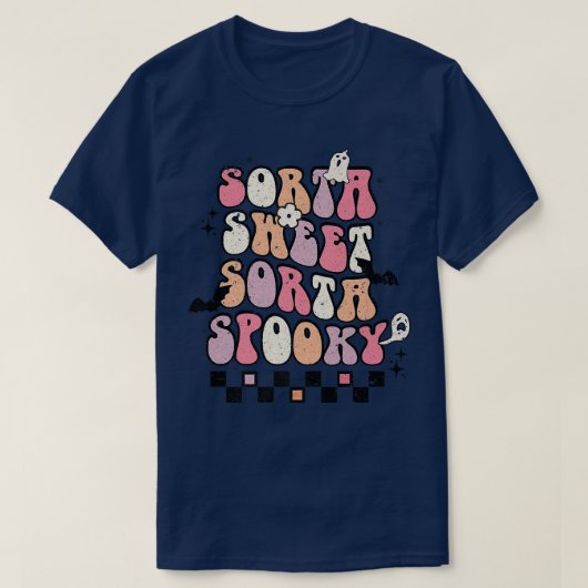 T-shirt Sorta Sweet Sorta Saison Éffrayante Boo Squad Funn (Design devant)