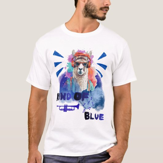 T-shirt Sorte de bleu (Devant)