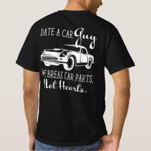 T-shirt Sortez Avec Un Type De Voiture Que Nous Rompons De