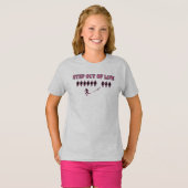 T-shirt Sortez de la ligne (Devant entier)