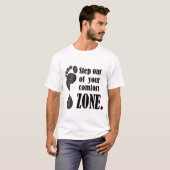 T-shirt Sortez de votre zone de confort (Devant entier)