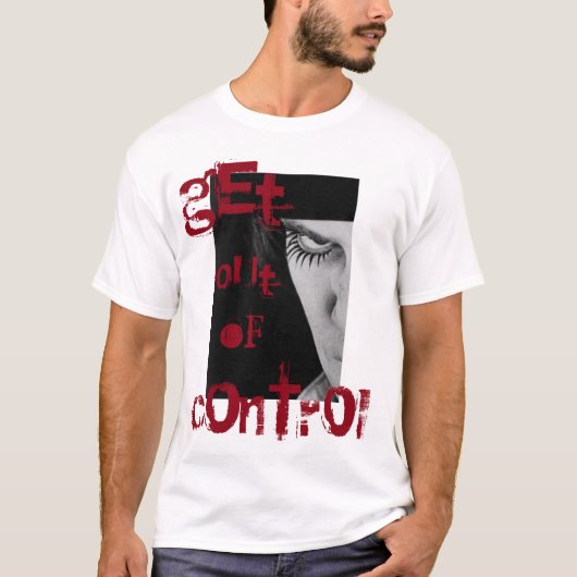 T-shirt 'SORTEZ DU CONTRÔLE' (Devant)