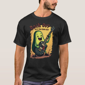 T-shirt Sortez du rocher avec votre guac