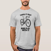 T-shirt Sortez Et Jouez Avec Le Vélo (Devant)