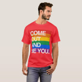 T-SHIRT SORTEZ ET SOYEZ VOUS (Devant entier)