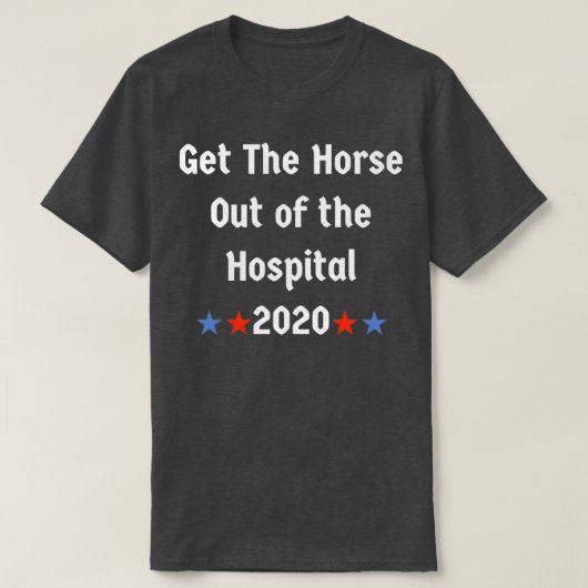T-shirt Sortez le cheval de l'hôpital (Design devant)