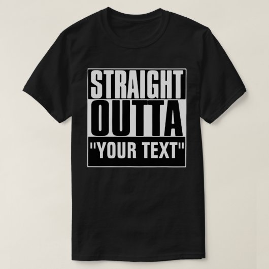T-SHIRT SORTEZ VOTRE TEXTE (Design devant)