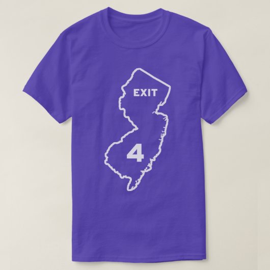 T-shirt Sortie 4 du New Jersey (Design devant)