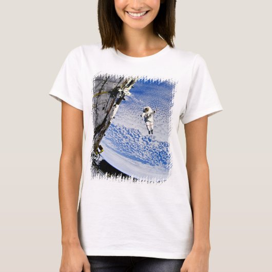 T-shirt Sortie d'astronaute dans l'espace (Devant)