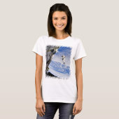 T-shirt Sortie d'astronaute dans l'espace (Devant entier)