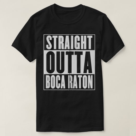 T-shirt sortie directe Boca Raton Zip (Design devant)