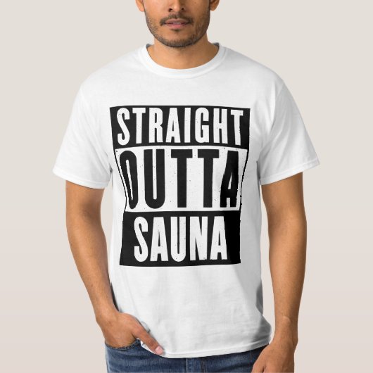 T-SHIRT SORTIE DU SAUNA (Devant)