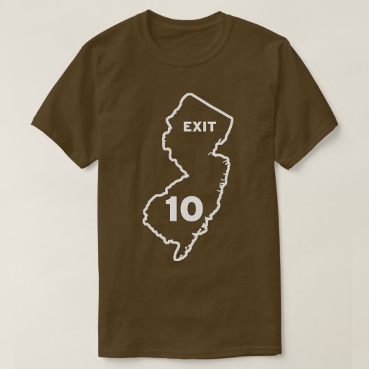 T-shirt Sortie New Jersey 10 (Design devant)
