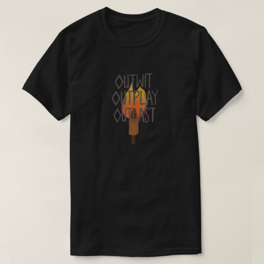 T-shirt Sortie, Outplay, Outlast (Survivant) (Design devant)