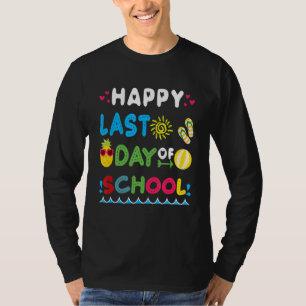 T-shirt Sortie Pour Été Enseignant Étudiant Joyeux Jour De
