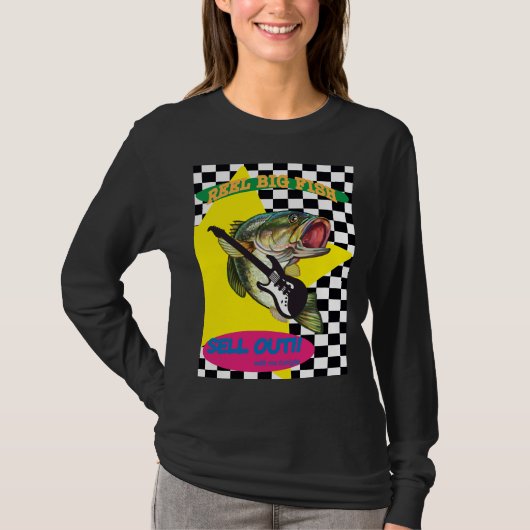 T-shirt Sortie Reel Big Fish Basball ¾ manche (Devant)