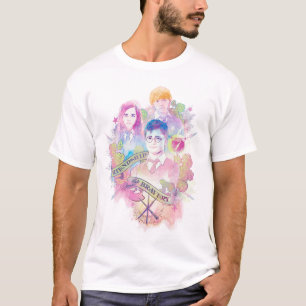 T-shirt Sortilège Harry Potter Harry, Hermione et Ron da