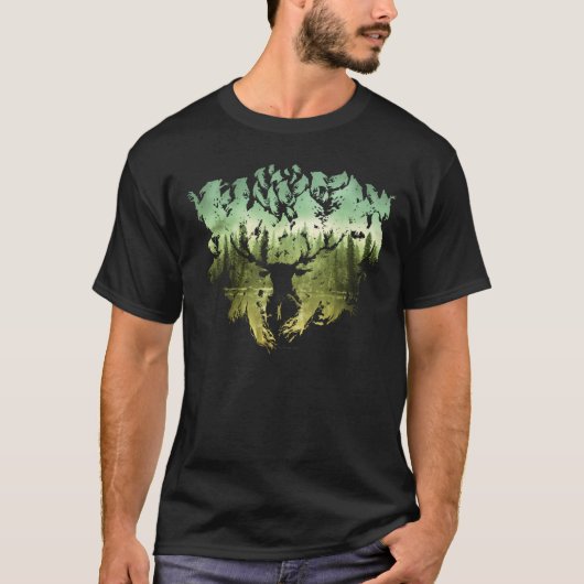 T-shirt Sortilège Harry Potter | Patronus Cerf (Devant)