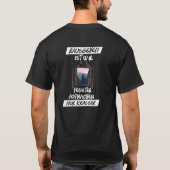 T-shirt Sortir, c'est comme ouvrir des fenêtres. (Dos)