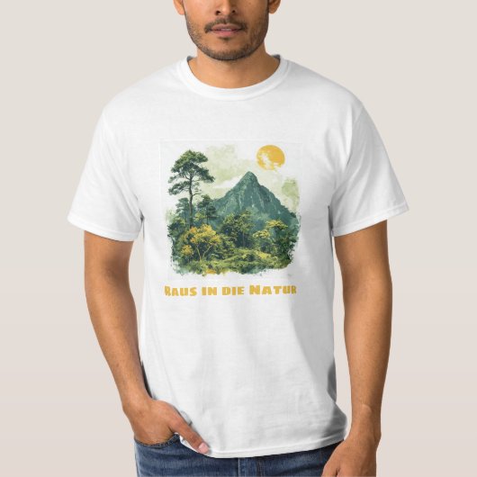 T-shirt Sortir dans la nature (Devant)