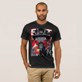 T-shirt Sortir du système | Retro Steampunk Alien Tee (Devant entier)