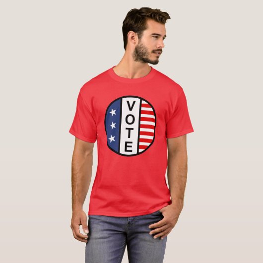 T-shirt Sortir et voter (Devant entier)