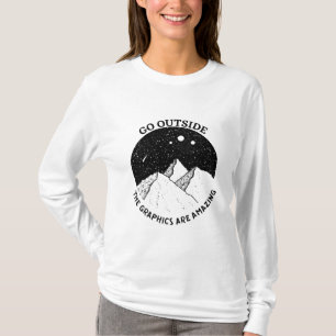 T-shirt sortir les graphismes sont incroyables nature vint