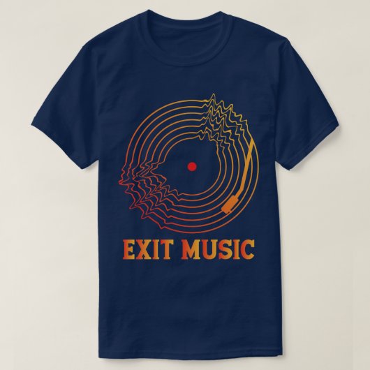 T-SHIRT SORTIR MUSIQUE RADIOHEAD (Design devant)