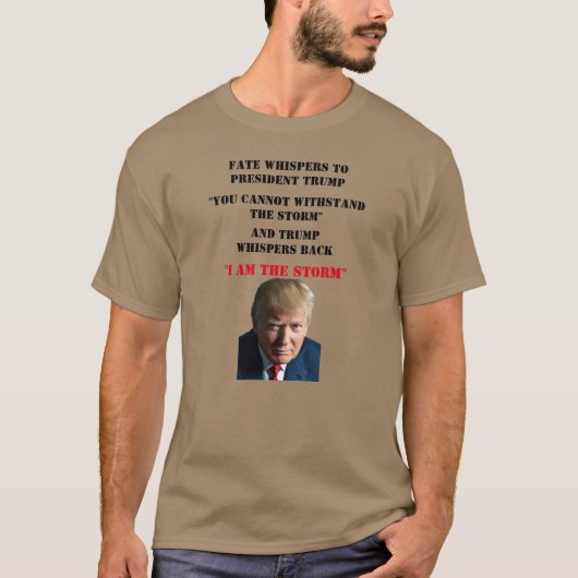 T-SHIRT SORTIS DU SORT AU PRÉSIDENT TRUMP (Devant)