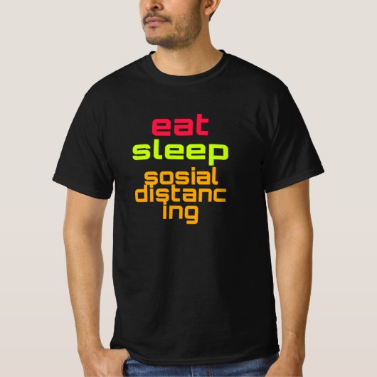 T-shirt Sosial distancing (Devant)