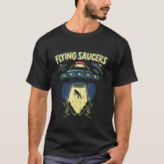 T-shirt Soucoupe Volante Enlèvement Ufo Croyant Extraterre