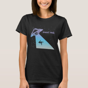 T-shirt Soucoupe volante OVNI Les astronautes sont Aliens