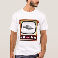 Soucoupe volante sur les années 50 TV