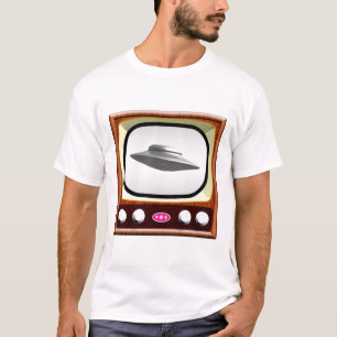 T-shirt Soucoupe volante sur les années 50 TV