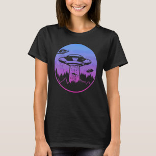 T-shirt Soucoupe Volante Ufo Les Astronautes Sont Des Alie