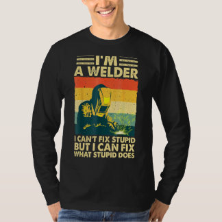 T-shirt Soudage cool Je suis soudeur Je ne peux pas résoud