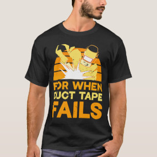 T-shirt Soudage pour lorsque la bande de conduit tombe en