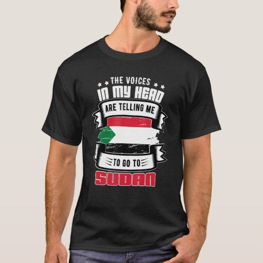 T-shirt Soudan Dans Ma Tête (Devant)